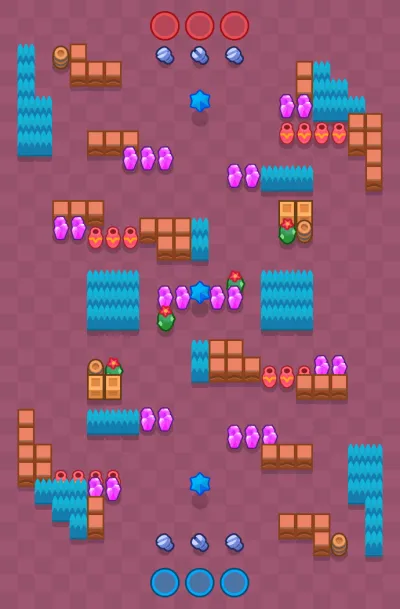 1-2-3 Play map for Token Run in Null's Brawl