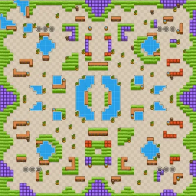 Acid Lakes map for Trio Showdown in Null's Brawl