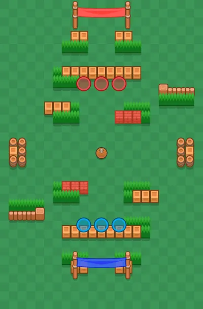 Backyard Bowl map for Brawl Ball in Null's Brawl