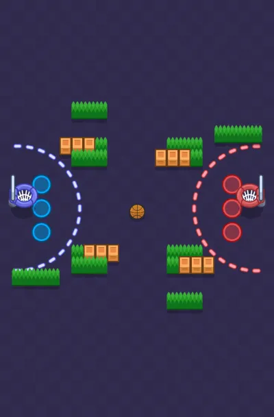 Ball Hog map for Basket Brawl in Null's Brawl
