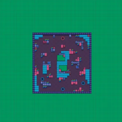 Barrel Bluff map in Null's Brawl