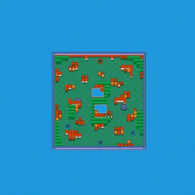 Barrel Bluff map in Null's Brawl