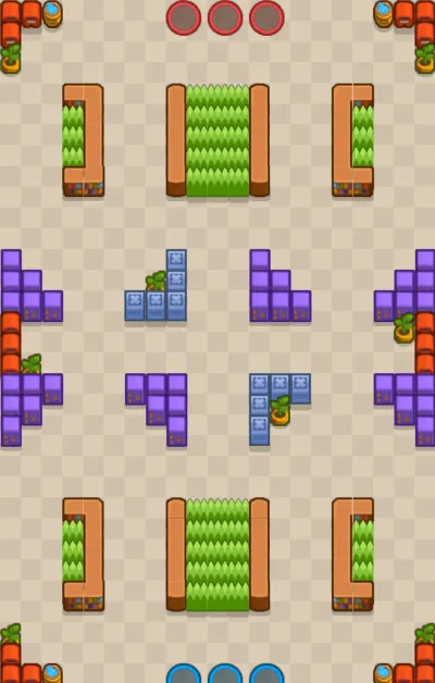 Belles Rock map for Knockout in Null's Brawl