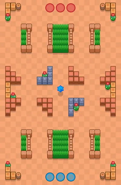 Belles Rock map for Knockout in Null's Brawl