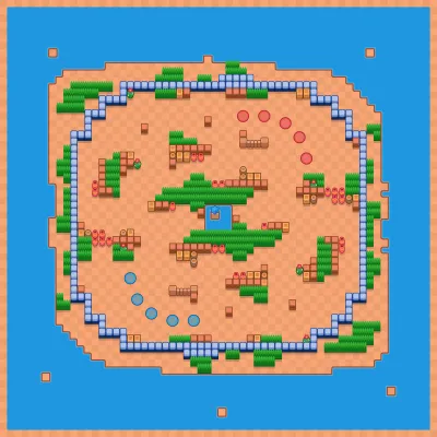 Big Battle Basin map for Wipeout 5v5 in Null's Brawl