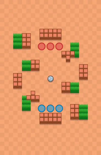 Block Party map for Volley Brawl in Null's Brawl