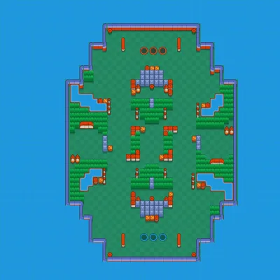 Brawlers Rift map for Brawl Arena in Null's Brawl