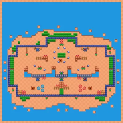 Cloud Kitchen map for Food Fight in Null's Brawl