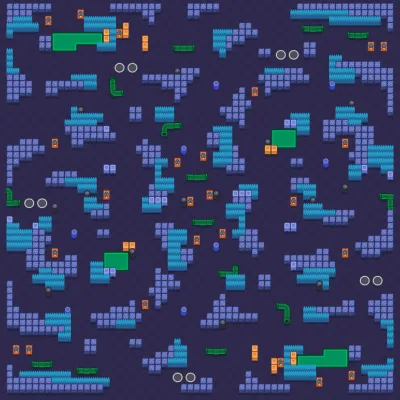 Core Of Orbit map for Duo Showdown in Null's Brawl