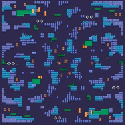 Core Of Orbit map for Trio Showdown in Null's Brawl
