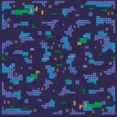 Core Of Orbit map for Solo Showdown in Null's Brawl
