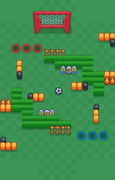 Corner Kickoff map for Super Ball in Null's Brawl