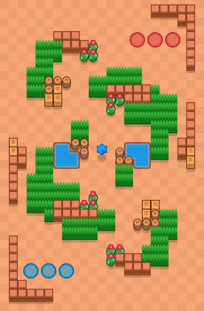 Crab Claws map for Knockout in Null's Brawl