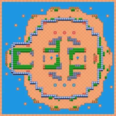 Crimson Divide map for Brawl Arena in Null's Brawl