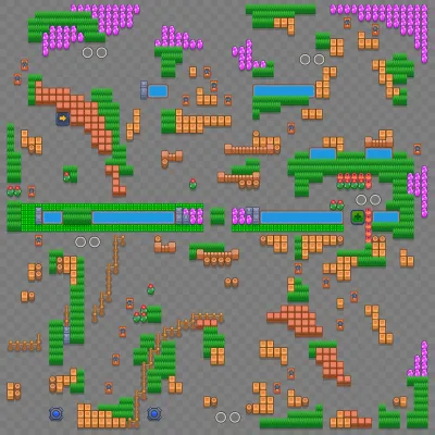 Doom Shroom map for Trio Showdown in Null's Brawl