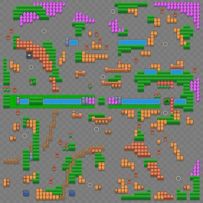 Doom Shroom map for Solo Showdown in Null's Brawl