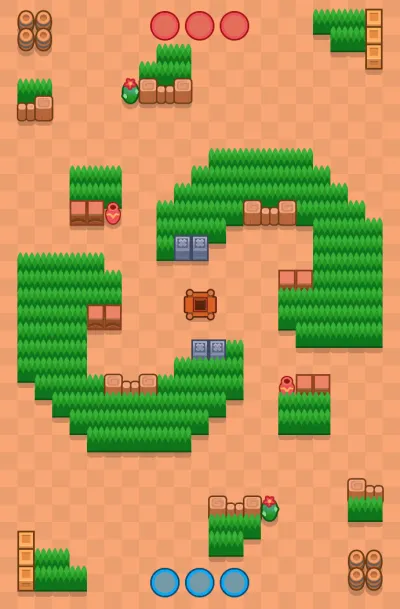 Double Swoosh map for Gem Grab in Null's Brawl