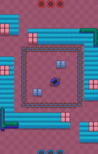 Dungeon Train map for Gem Grab in Null's Brawl