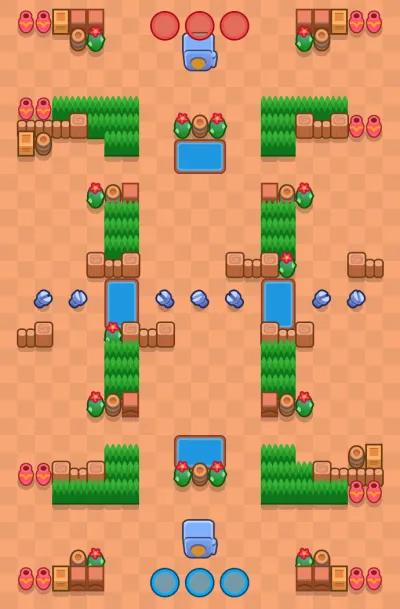 Fast Blast Alley map for Safe Blast in Null's Brawl
