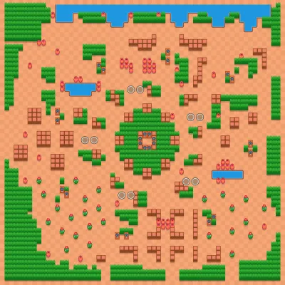 Feast Or Famine map for Trio Showdown in Null's Brawl