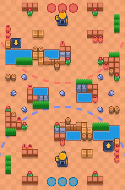Final Frontier map for Spirit Wars in Null's Brawl