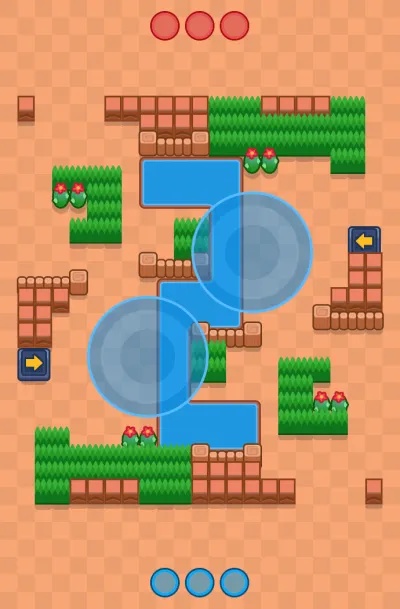 Fishing Bed map for Hot Zone in Null's Brawl