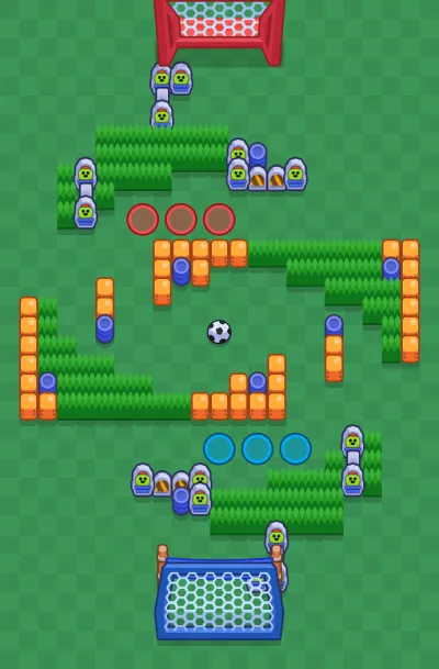 Grab The Moment map for Brawl Ball in Null's Brawl