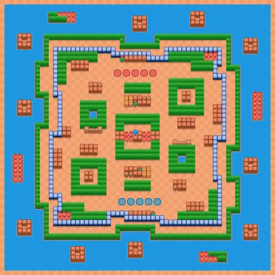 Hee Hee map for Wipeout 5v5 in Null's Brawl