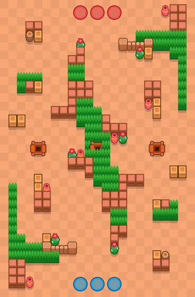 Hidden In Plain Sight map for Treasure Hunt in Null's Brawl