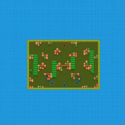 Hideout Havoc map in Null's Brawl