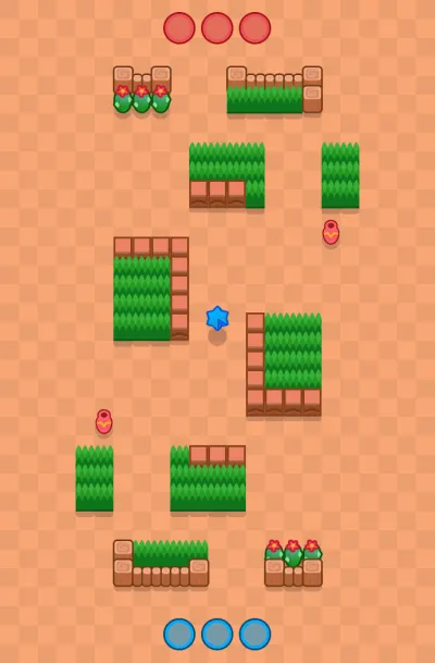 Hideout map for Bounty in Null's Brawl