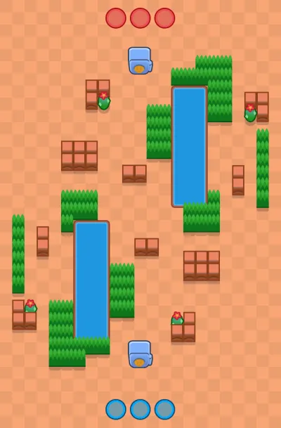 Hot Tubs map for Heist in Null's Brawl