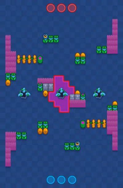 Huddle Puddle map for Treasure Hunt in Null's Brawl