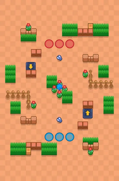 Hug Or Hurl map for Dodgebrawl in Null's Brawl
