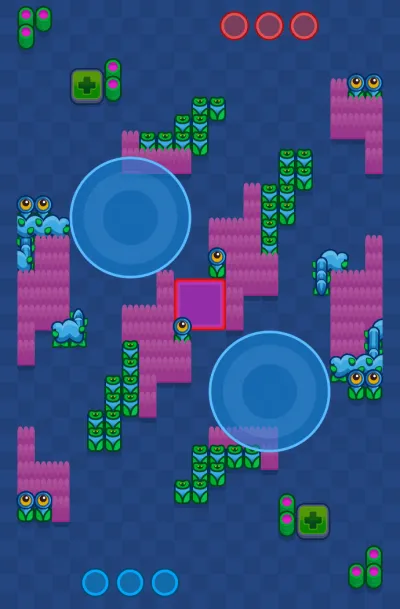 Hyacinth House map for Hot Zone in Null's Brawl