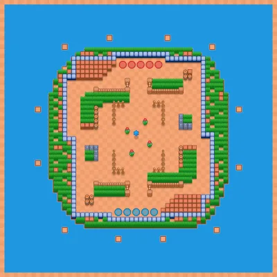 Icy Ice Park map for Wipeout 5v5 in Null's Brawl
