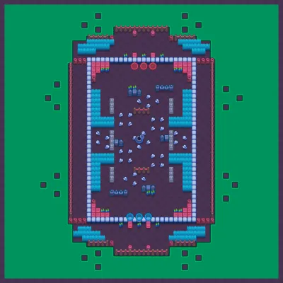 Illusion Alley map for Shadow Smash in Null's Brawl