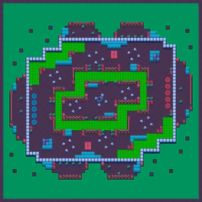 Imposter Pathway map for Shadow Smash 5v5 in Null's Brawl