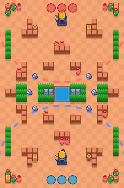 Infernal Invasion map for Spirit Wars in Null's Brawl