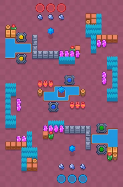 Invaded Space map for Token Run in Null's Brawl
