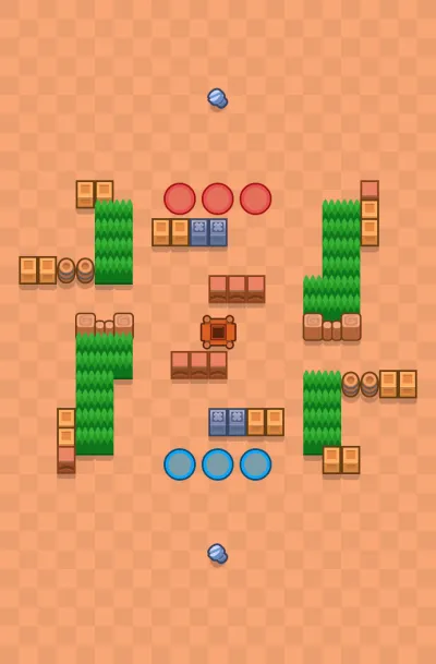 Kickoff Coliseum map for Super Ball in Null's Brawl