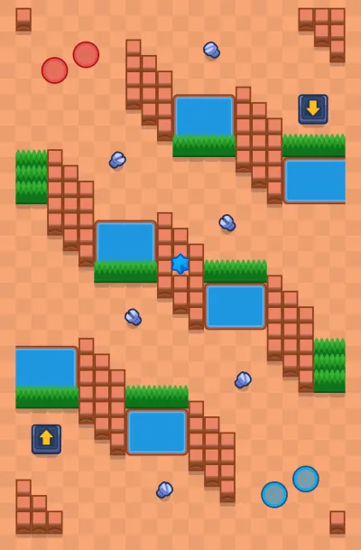 Kiss Kaboom map for Love Bombing in Null's Brawl