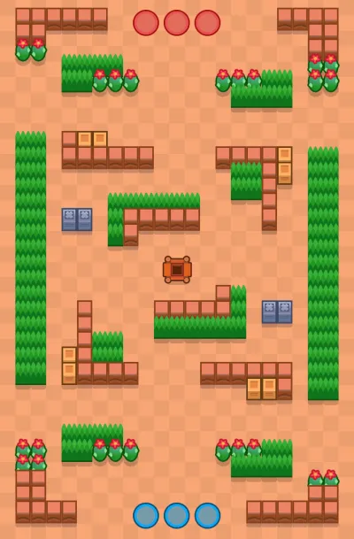 Local Restaurants map for Gem Grab in Null's Brawl