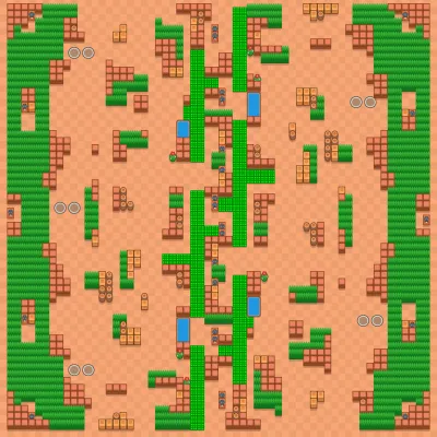 Makeshift Scaffolding map for Duo Showdown in Null's Brawl