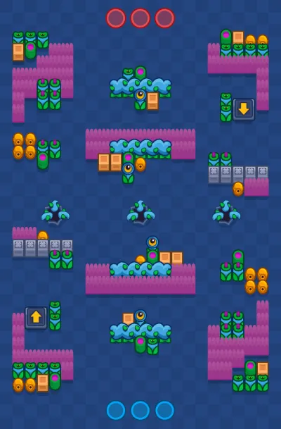 Middle Management map for Treasure Hunt in Null's Brawl