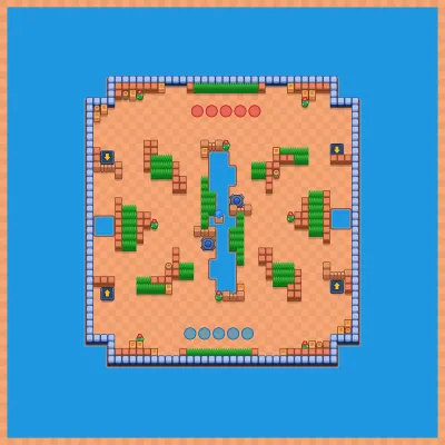 Mirages Of Madness map for Wipeout 5v5 in Null's Brawl
