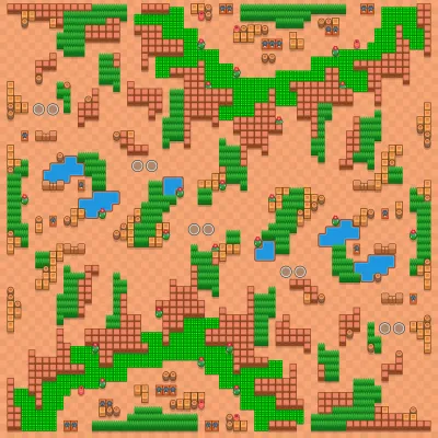 Molten To The Core map for Duo Showdown in Null's Brawl
