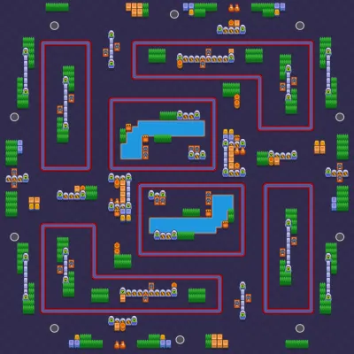 North Park Station map for Solo Showdown in Null's Brawl