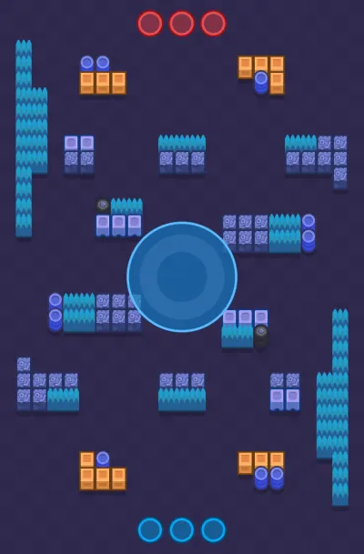 Open Business map for Hot Zone in Null's Brawl