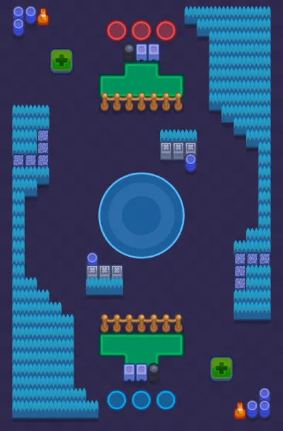 Open Zone map for Hot Zone in Null's Brawl
